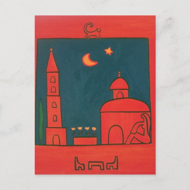 Der Ausblick von Santo Spirito 2002 Postkarte (Vorderseite)