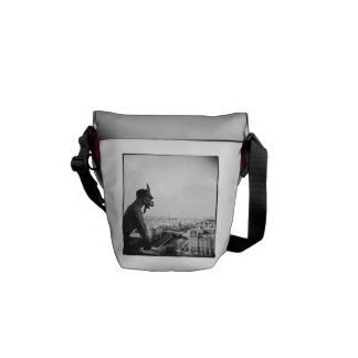 Der Ausblick -- Wasserspeier von Notre Damede Kuriertasche