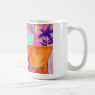 Der Ausbruch der Blumenfreude Kaffeetasse
