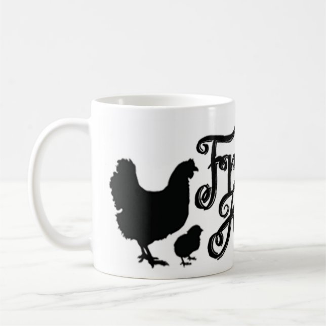 Der ausgefranste Knoten - Logo 11oz. Tasse (Links)