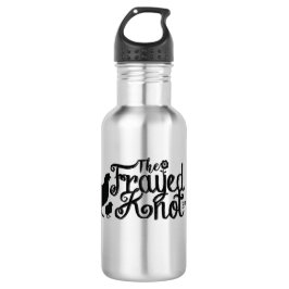 Der ausgefranste Knoten - Logo-Wasser-Flasche Edelstahlflasche
