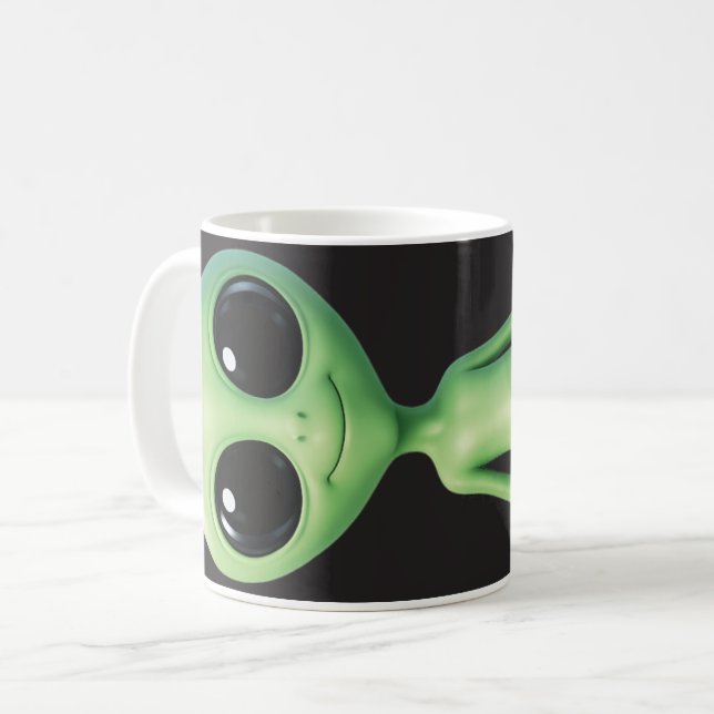 Der Außerirdische Kaffeetasse (Vorderseite Links)