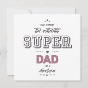 Der authentische Super Papa Karte