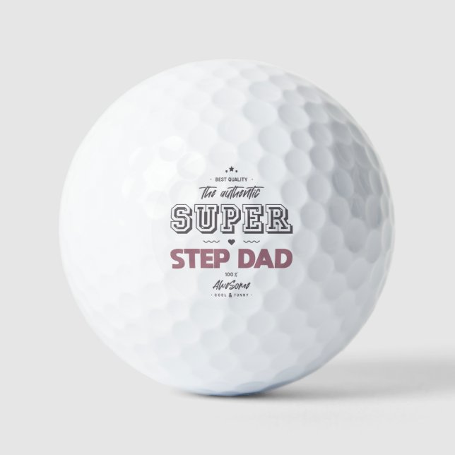 Der authentische Super Step Papa Golfball (Vorderseite)