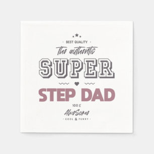 Der authentische Super Step Papa Serviette