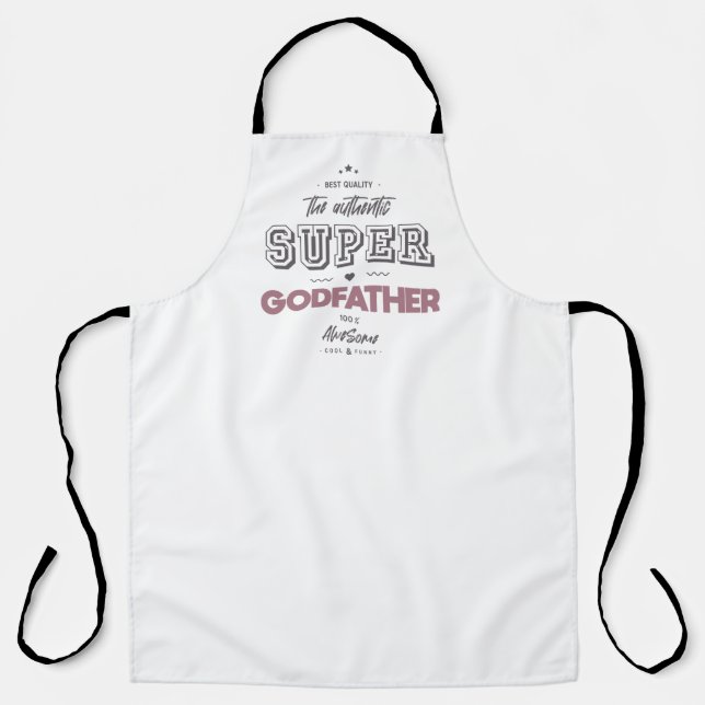 Der authentische Supergott Schürze (Vorderseite)
