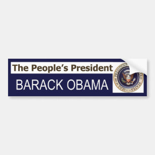 Der Autoaufkleber des Präsidenten BARACK OBAMA de