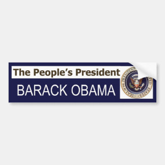 Der Autoaufkleber des Präsidenten BARACK OBAMA der