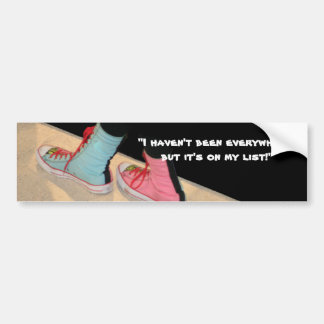 Der Autoaufkleber des Reisenden