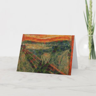 Der Avocado Scream Fine Art Vegan Spoof Karte