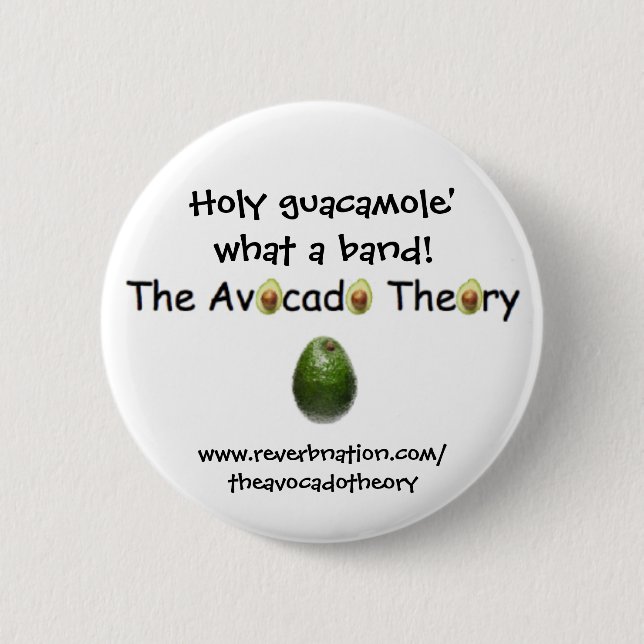 Der Avocado-Theorieknopf #2 Button (Vorderseite)