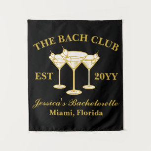 Der Bach Club Luxus-Junggesellinnen-Abschiedsfotoa Wandteppich