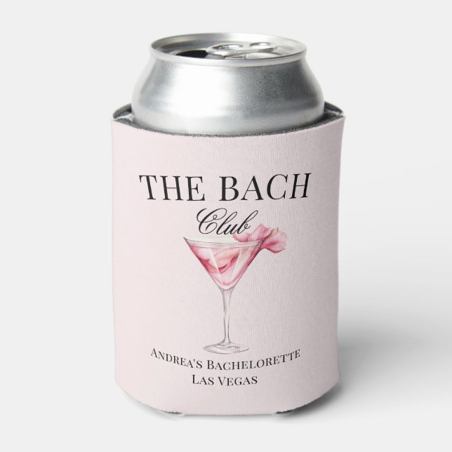 Der Bach Extravagant Pink Cocktail Luxus Sozialklu Dosenkühler (Kanne Vorderseite)