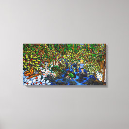 Der Bach Leinwanddruck