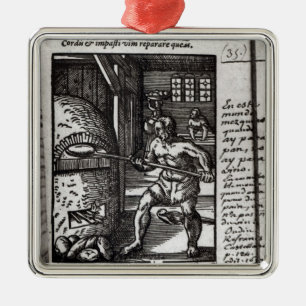 Der Bäcker Silbernes Ornament