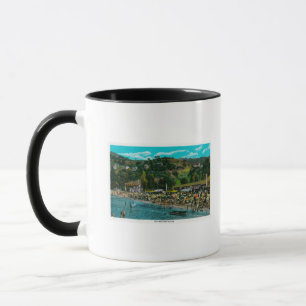 Der Badestrand von Avalon auf der katalanischen In Tasse