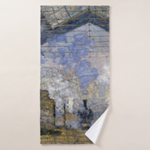 Der Bahnhof Saint-Lazare, Monet Badehandtuch