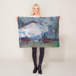 Der Bahnhof Saint-Lazare, Monet Fleecedecke