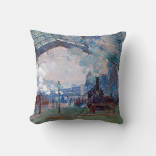 Der Bahnhof Saint-Lazare, Monet Kissen