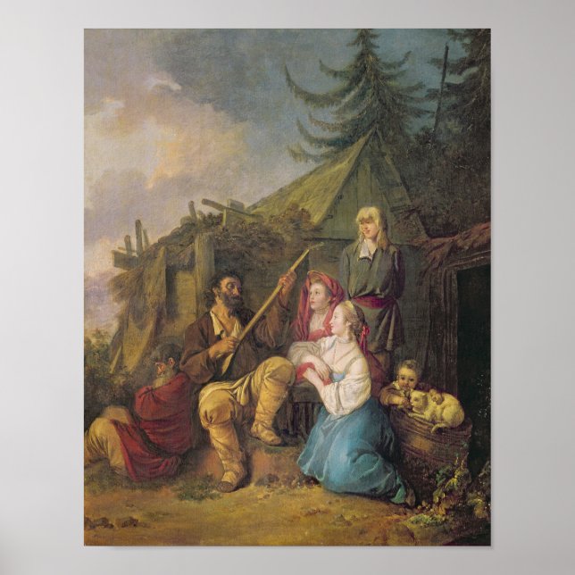 Der Balalaika-Spieler, 1764 Poster (Vorne)