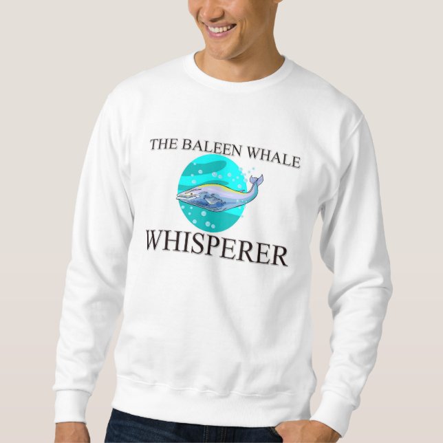 Der baleen-WalWhisperer Sweatshirt (Vorderseite)