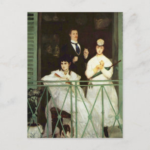 Der Balkon - Edouard Manet Postkarte
