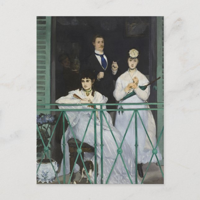 Der Balkon | Édouard Manet Postkarte (Vorderseite)