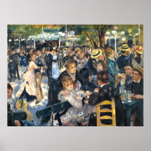Der Ball, durch Pierre-Auguste Renoir Poster