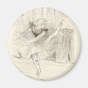 Der Ballett-Tänzer, Toulouse-Lautrec Magnet