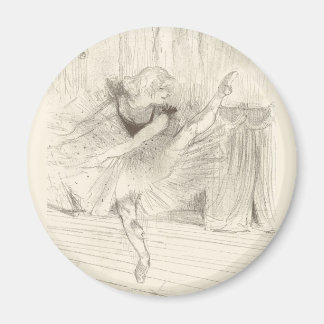 Der Balletttänzer Toulouse-Lautrec Magnet