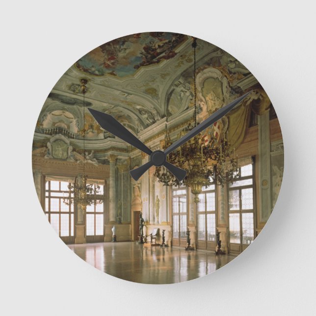 Der Ballsaal (Foto) Runde Wanduhr (Vorderseite)