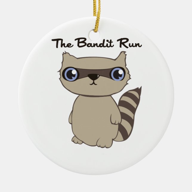 Der Bandit-Lauf Keramik Ornament (Vorne)