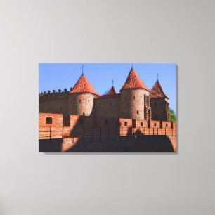 Der Barbakan, Warschau, Polen Leinwanddruck