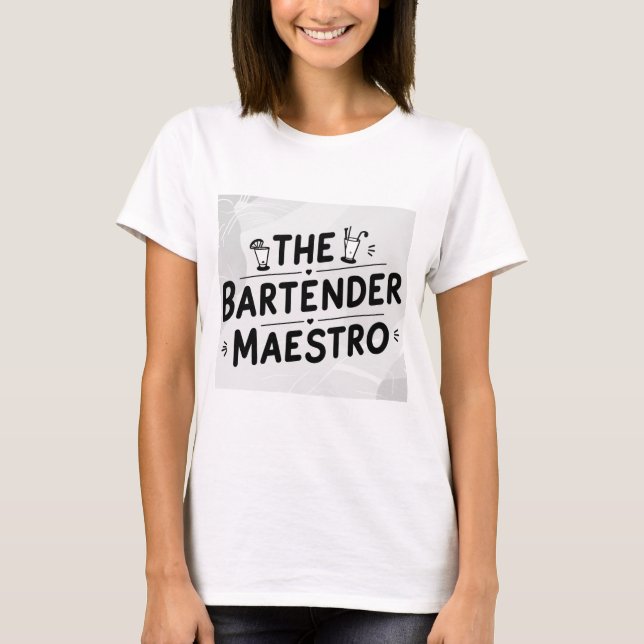 Der Barkeeper Maestro T-Shirt (Vorderseite)