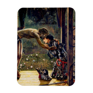 Der barmherzige Ritter von Edward Burne-Jones Magnet