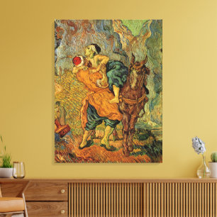 Der barmherzige Samariter von Vincent van Gogh Leinwanddruck