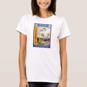 Der Barnum & Bailey 1896 Vintage Poster Restaurier T-Shirt
