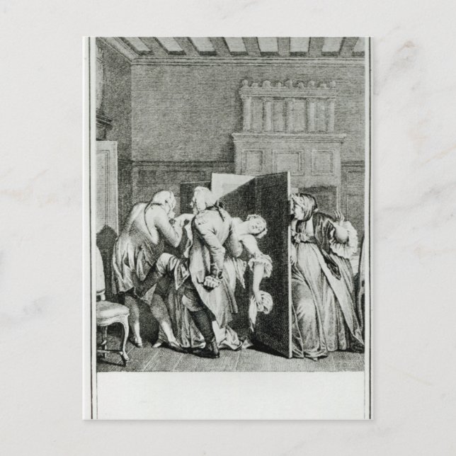 Der Baron...gesalzener Candide Postkarte (Vorderseite)