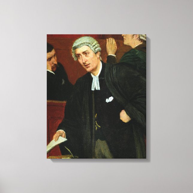 Der Barrister Leinwanddruck (Vorderseite)