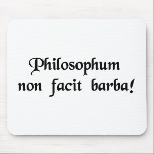 Der Bart definiert nicht einen Philosophen Mousepad