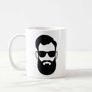 Der Bart des Mannes und Sonnenbrille-Tasse Kaffeetasse