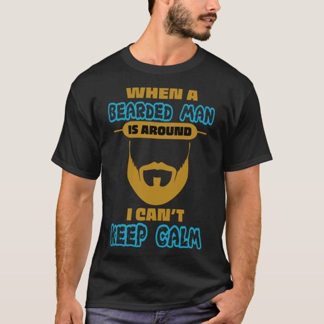 Der Bart und Ich respektieren den Schnurrbart ohne T-Shirt (Vorderseite)