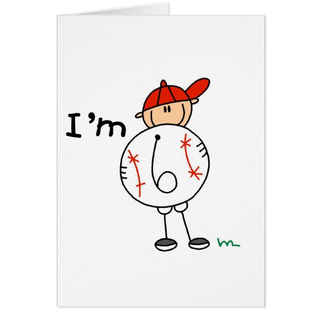 Der Baseball des Jungen bin ich 6 T-Shirts und (Vorne)