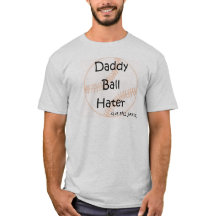 Der Baseball-T-Shirt "Vati-Ball-Hasser " der