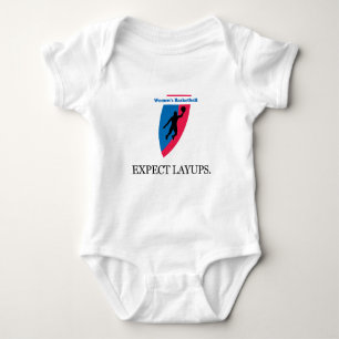 Der Basketball der Frauen Baby Strampler