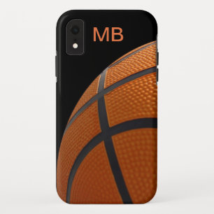Der Basketball-Monogramm-Art der Männer Case-Mate iPhone Hülle