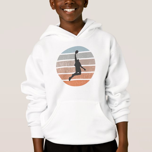 Der Basketballspieler Hoodie (Vorderseite)