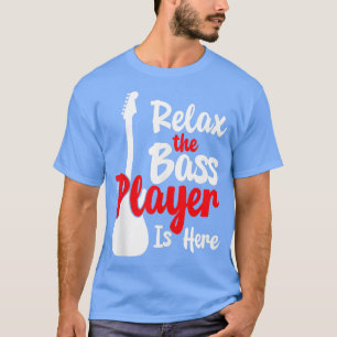 Der Bass Player ist hier ein elektrischer Gitarren T-Shirt