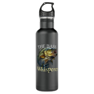 Der Bass Whisperer Dunkel Edelstahlflasche