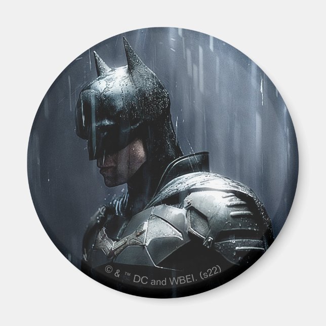 Der Batman im Regen Magnet (Vorne)